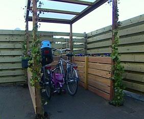 fietsoverkapping tuin