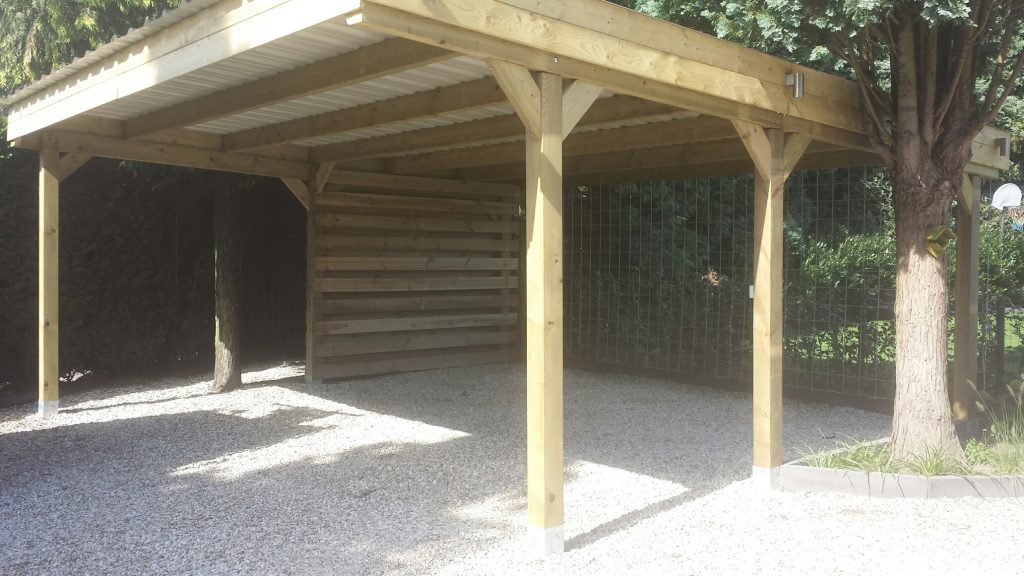 Houten Carport Vergunning - Carport 6x5 DamwanD 1024x576