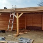 zelfbouw veranda bouwpakket van Douglas hout