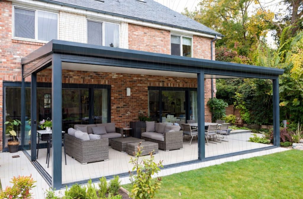 Aluminium veranda