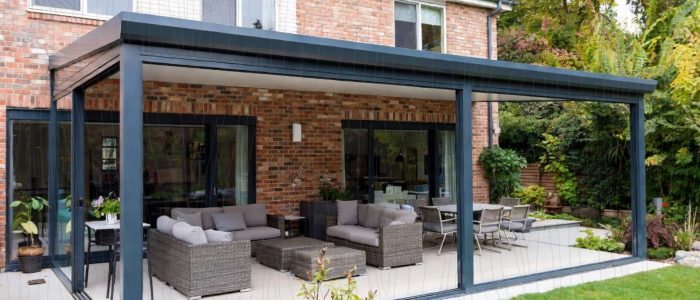 Aluminium veranda