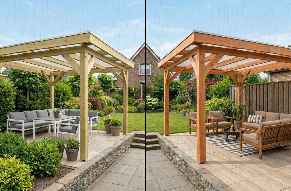 Houtsoorten voor overkappingen